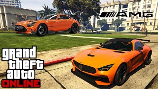 Turning the Schlagen GT into an AMG GT Black Series  real life car builds GTA ONLINE [upl. by Hermione715]