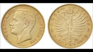 Le monete di Vittorio Emanuele III  Worlds most beautiful coins [upl. by Nwonknu]