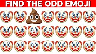 Find the ODD One Out  Emoji Quiz [upl. by Eitac]