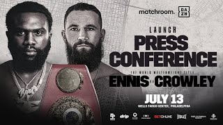 Jaron Boots Ennis Vs Cody Crowley Launch Press Conference [upl. by Jakob]