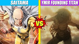 Saitama vs Ymir Founding Titan  SPORE [upl. by Larisa]