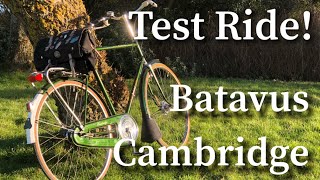 Test ride Batavus Cambridge vintage 3speed dutchbike How does it compare with Raleigh amp Gazelle [upl. by Remlap485]