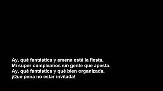 10 No te invité a mi cumpleaños Porfiado  Cuarteto de Nos  Letras [upl. by Naujad]