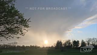 04122024 Versailles KY  Evening Storms in Kentucky Anvil intra Lightning [upl. by Ahsemal]