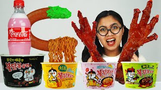 불닭 닭발 Fire noodles ZOANA Mukbang 먹방 [upl. by Ameen114]