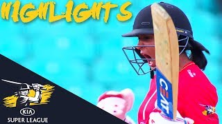 Harmanpreet Kaur Hits Winning 6 At The Death  Stars v Thunder  Kia Super League 2018  Highlights [upl. by Peria]