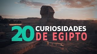 20 Curiosidades de Egipto  El país de los faraones 🇪🇬 [upl. by Anialahs]