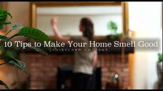 10 Tips to Make Your Home Smell Good  Natural amp Low Waste [upl. by Worthy]