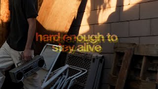 Arden Jones  hard enough to stay alive Lyric Video [upl. by Etheline]