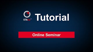 STAkis 40 Online Seminar  Level 1  Basics [upl. by Rugg]