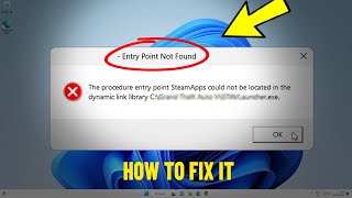 FIX quotEntry Point Not Foundquot in Windows 1087  2024 Solution [upl. by Thetos418]