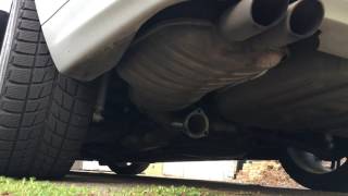 BMW 328i Exhaust Cut Out [upl. by Elleuqram208]