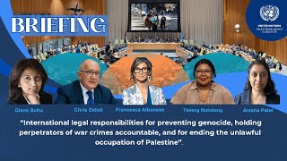 Consider Suspending Israel as UN Member State Experts Tell UN Palestinian Rights Committee [upl. by Pillihpnhoj823]