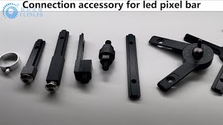 LED Video Bar display of different connection accessories [upl. by Supen]