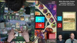 Chase Fritz Naya Initiative vs Jacob Bagha Abzan Depths Canadian Highlander WinaDual Tournament 6 [upl. by Aleen]