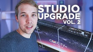 Studio upgrade  Montujeme novou OLED 4K TV  VLOG [upl. by Carroll]