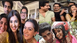 yrkkh Offscreen Masti of HarshadPranali on set of yeh rishta kya kehlata hai yrkkhabhira [upl. by Inirt]