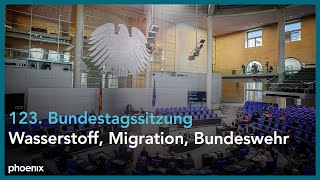 Bundestag LIVE u a zum Deutschlandpakt in der Migrationspolitik [upl. by Amilah]