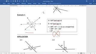 Lesson 3 Vertically Opposite angles Grade 8 Maths [upl. by Eardna]