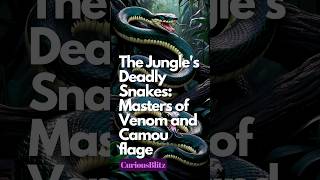 🐍 The Jungles Deadly Snakes Masters of Venom and Camouflage [upl. by Edmee]