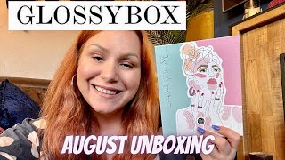 UNBOXING GLOSSYBOX AUGUST 2022 BEAUTY SUBSCRIPTION BOX [upl. by Nessie328]