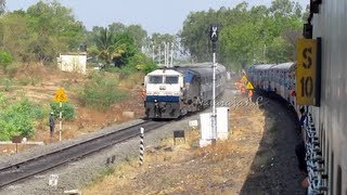 Scissors Crossing  Indian Railways [upl. by Elletsirk]