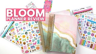 Planner Review  Bloom Daily Planners  Stickers amp Planners Unboxing [upl. by Billi]