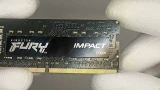 Unboxing Memoria Ram Kingston Fury Impact Sodimm DDR4 16gb 2666 [upl. by Eliath]