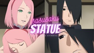 Sasuke x Sakura ft Sarada Uchiha AMV  sasusaku  Statue [upl. by Kahlil585]