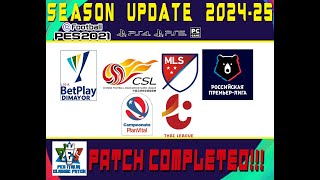 eFootball PES 2021 SEASON UPDATESEASON UPDATE 202425PATCH COMPLETA PACK PLUS [upl. by Trace39]