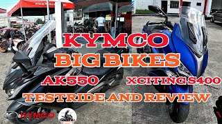 Kymco Xciting s400 and AK550 [upl. by Thorndike356]