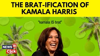 Kamala Is Brat  Charli XCX  What Is The Viral Pop Meme That’s Driving The Harris Campaign  N18G [upl. by Nadbus]