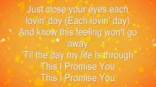 This I Promise You by NSync Lyrics [upl. by Ramah]