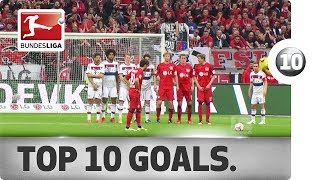 Top 10 Goals  Bayern München vs Bayer 04 Leverkusen [upl. by Elburr252]