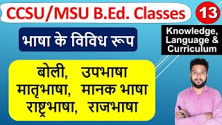 Bhasha ke vividh rup svarup boli upbhasha matrbhasha manak bhasha rashtrbhasha rajbhasha [upl. by Anyotal]