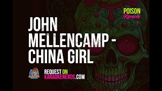 John Mellencamp  China Girl Karaoke version [upl. by Meletius278]