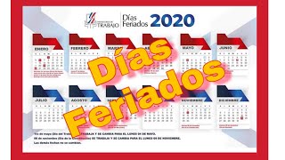 🇩🇴 Los Días Feriados de la República Dominicana 2020 🇩🇴 [upl. by Rafiq]