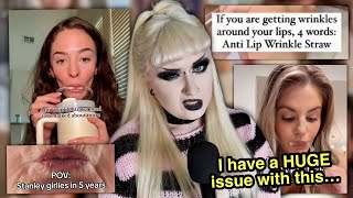 TikTok’s Anti Ageing Straws NEEDS TO BE STOPPED [upl. by Sapers]