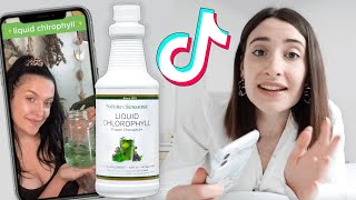 I tried TikToks Liquid Chlorophyll for a week so you dont have to Science Explained [upl. by Hcra]