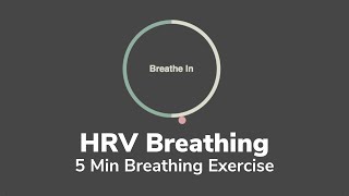 HRV Breathing 66 5BPM  5 Minutes [upl. by Wat625]