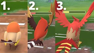 Pokemon Go but I can only use Shiny Fletchling Evolution Line [upl. by Heilner]