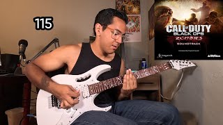 Call of Duty BO1 Zombies  Elena Siegman  115  Guitar Cover By Christian Frutos [upl. by Balas]