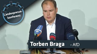 Torben Braga  AfD  Landespressekonferenz [upl. by Hunley]