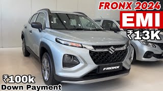 New FRONX Base Model 2024 Down payment EMI DISCOUNT LOAN Monthly Emi  MARUTI SUZUKI FRONX 2024 [upl. by Platt341]