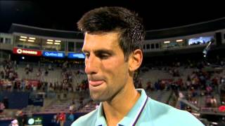 Montreal 2013 Thursday Interview Djokovic [upl. by Rozalin]