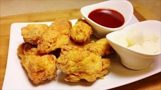 Crunchy Korean Fried Chicken  Gochujang Sauce Recipe [upl. by Enos]