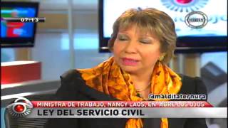 Abre los ojos con Beto Ortiz  Nancy Laos Ministra de Trabajo 12  100713 [upl. by Ainimreh586]