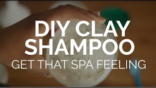 How To Clay Wash  DIY Clay Shampoo  Asikara by Laura Jane [upl. by Chlores]