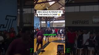 Bro sold in front of EVERYONE hooping basketballfails hoopdreams [upl. by Nadda]