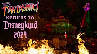 Fantasmic Returns to Disneyland 2024 FULL SHOW [upl. by Danialah]